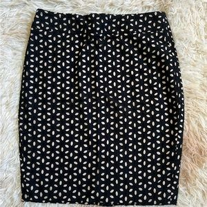 LOFT Petite Above The Knee Pencil Skirt